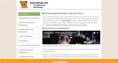 Desktop Screenshot of katzenallergie.info